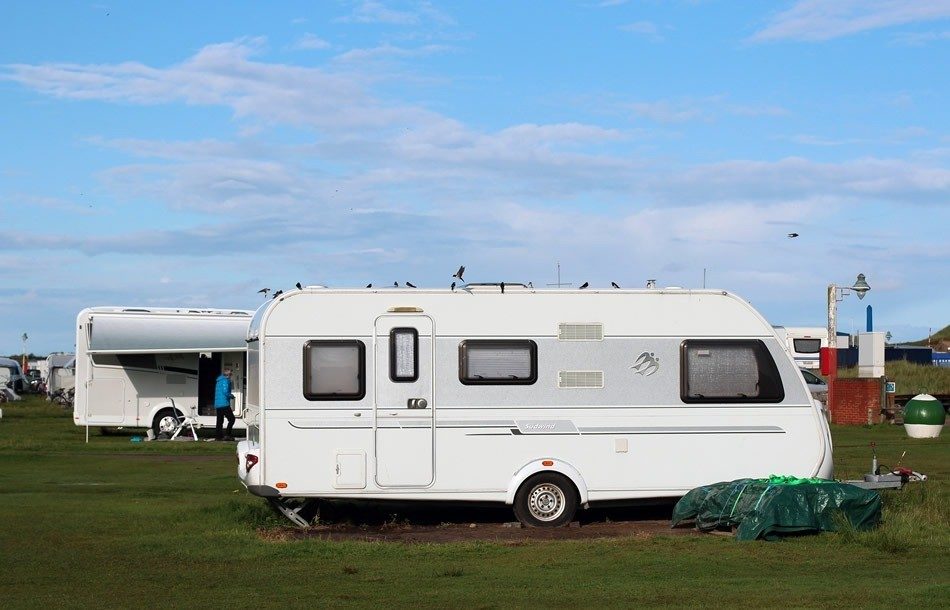Met de toercaravan naar Ameland